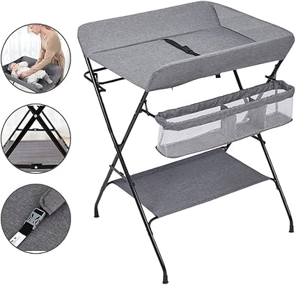 space saving baby changing table