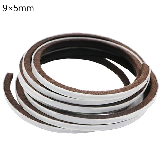Sealing Strips - 3colors 5m Self Adhesive Seal Strip Door Draught Excluder Window Pile Film Brush Swal Weather - Sealing Stri