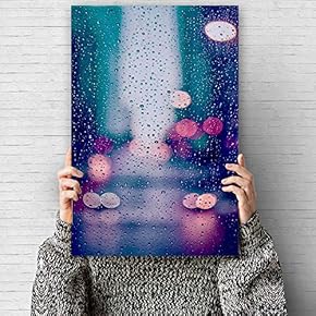 Canvas Wall Art Earth Painting Artwork for Home Prints Framed - 12x18 inches
