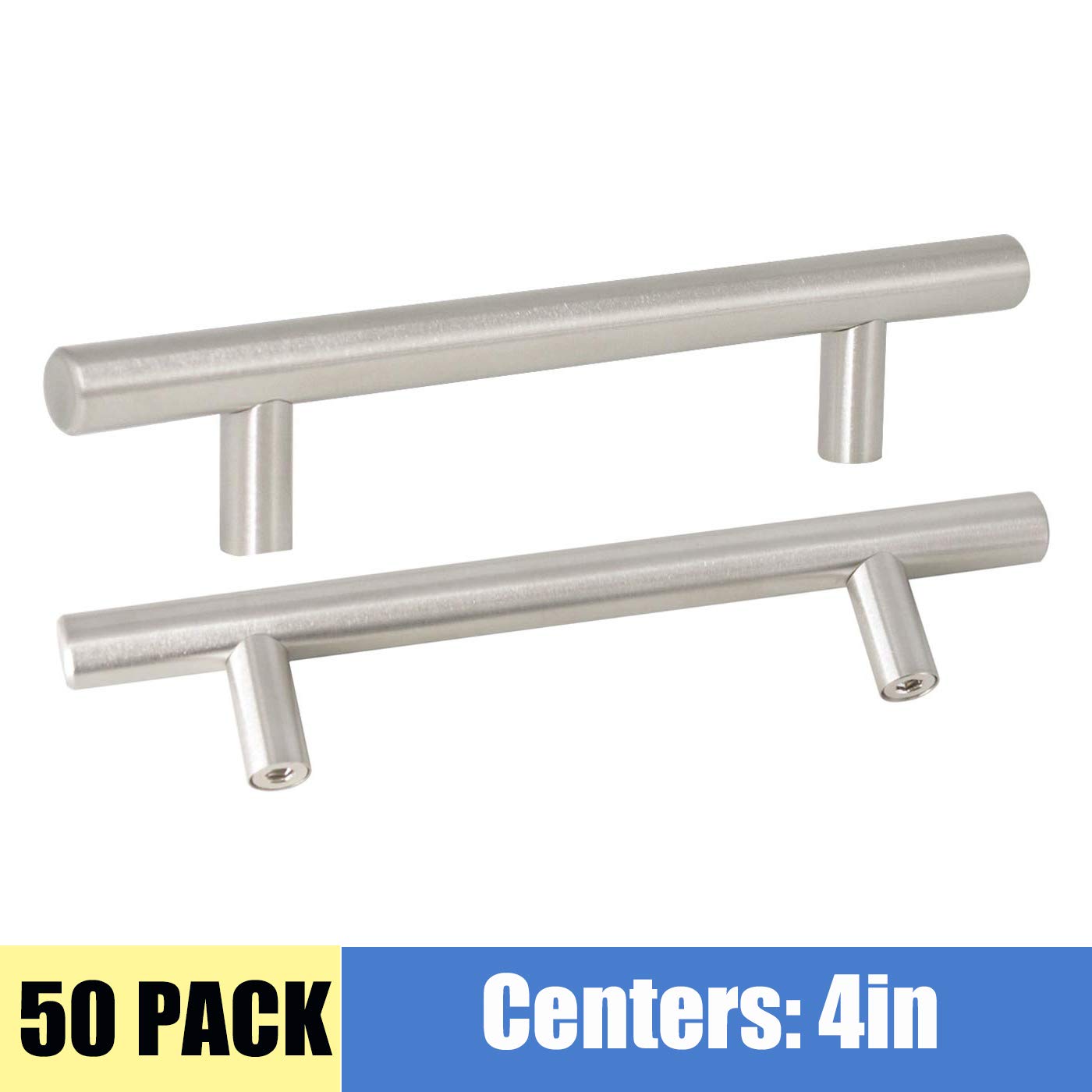 Best 4 Inch Hole Center T Bar Cabinet Pull