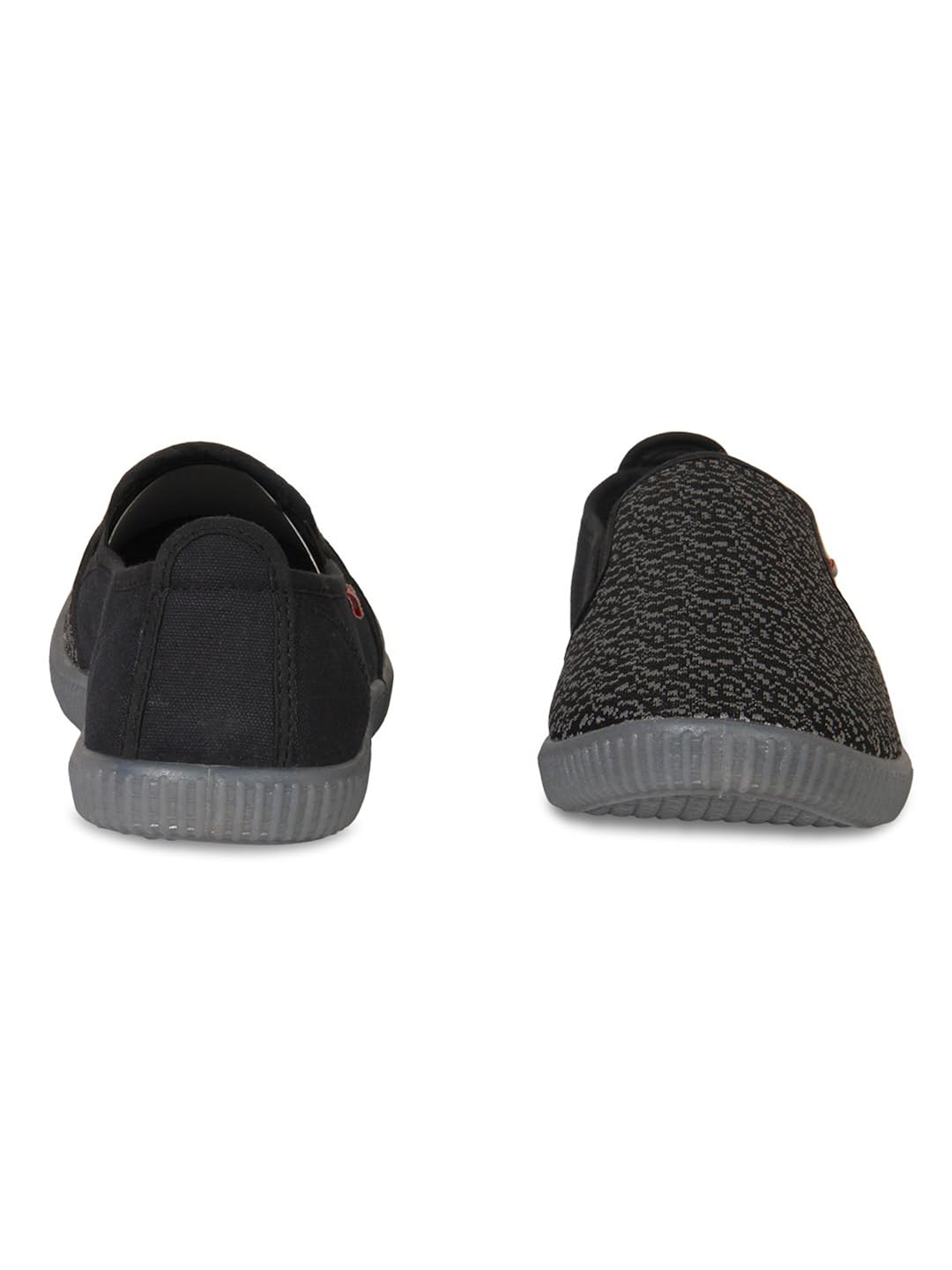 secntra plus knit space black casual shoes