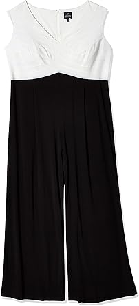 adrianna papell colorblock jumpsuit