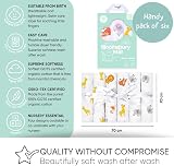 Bloomsbury Mill Organic Cotton Muslin Squares 70x70cm Pack of 6 Safari view 4