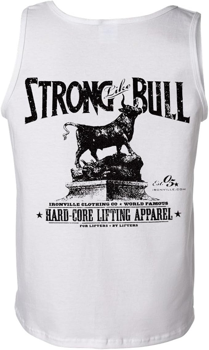 Ironville Strong Like Bull Workout Powerlifting Tank Top