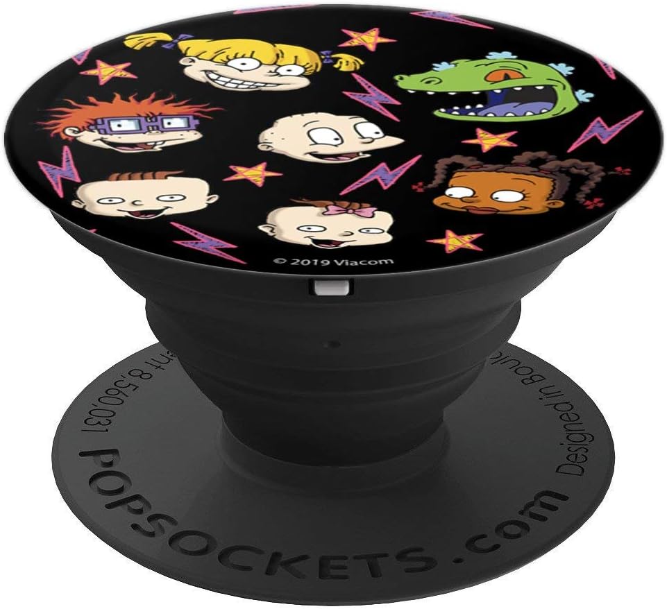 RugratsLightening and Stars Group Head Shot PopSockets Standard PopGrip