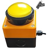 Programmable USB Macro Enter Keypad, One-Handed Customizable Buttons with Macro Keys, Control Switch for Gaming, Streaming,PC, PS5, Customized Combination Buttons, Yellow