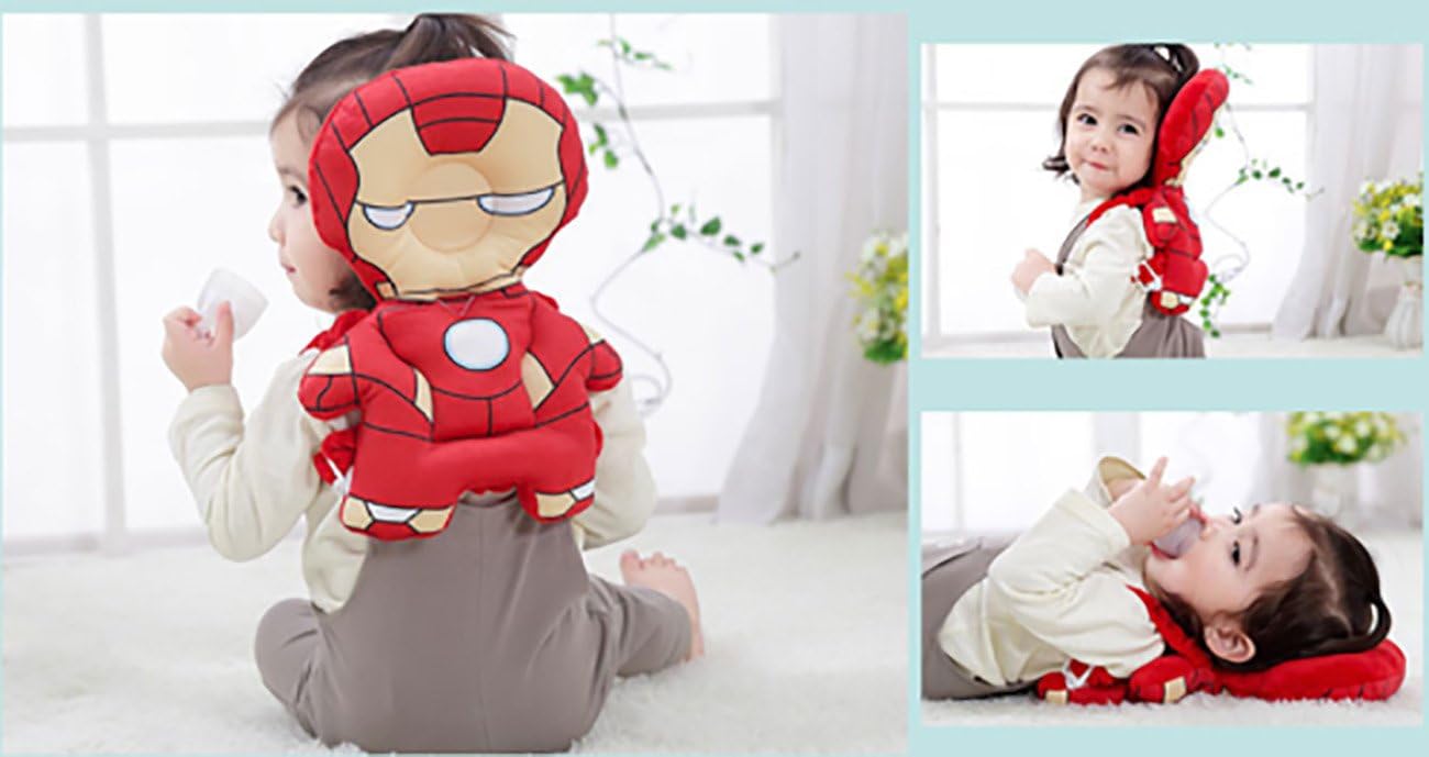 Baby Head Protection Safety Pillow (CHARACTER DESIGN) (Iron Man)