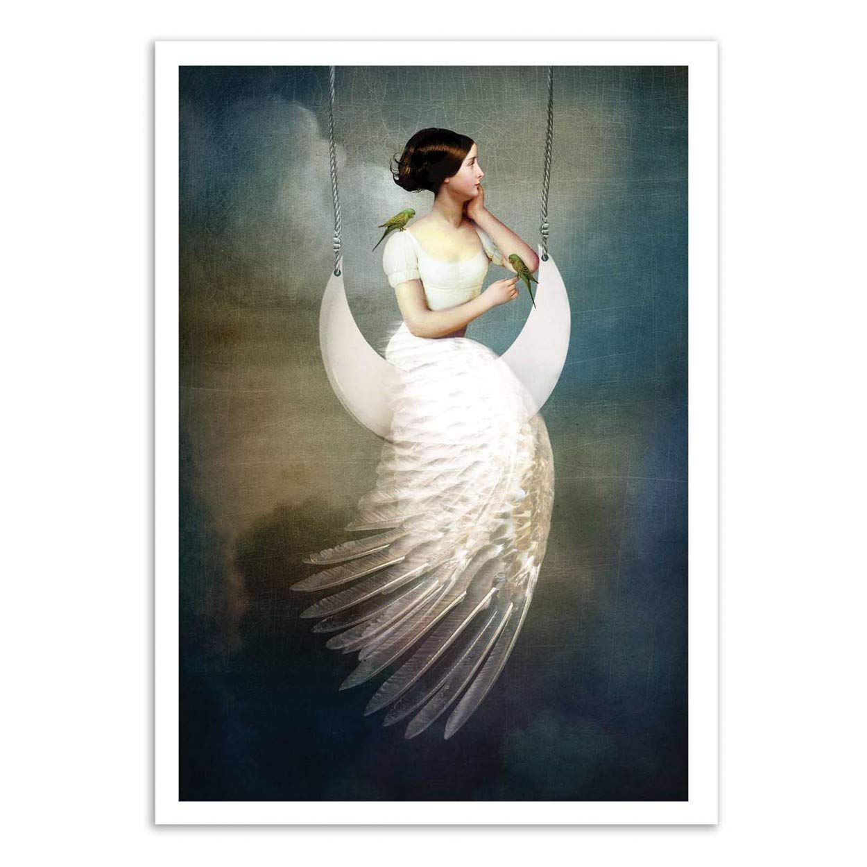 Art-Poster - To the moon and back - Catrin Welz-Stein