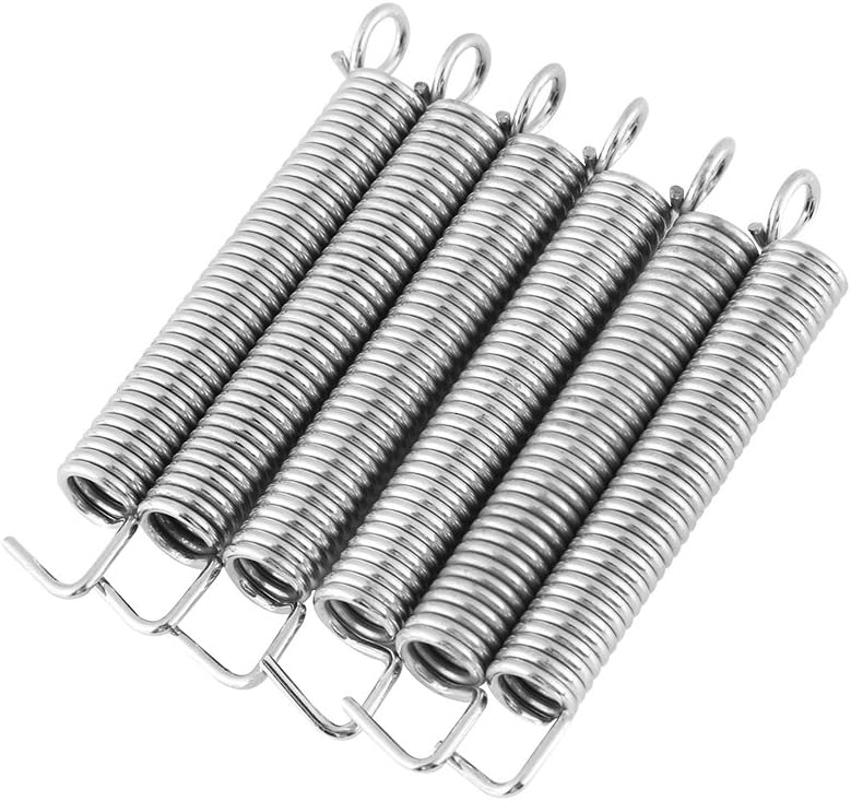 Hztyyier 6Pcs Guitar Tremolo Bridge, Professional Electric Good Elasticity Excellent Tension Guitar Tremolo Bridge Springs for ST Type