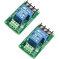 HiLetgo 2pcs 5V 30A One Channel Relay Module Optocoupler Isolation High and Low Trigger 5V