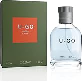 A CENTER U-GO For Men Cologne Perfume Eau de Toilette 3.3 Fl Oz 100ml | | Fresh Green Aromatic Fougere Fragrance | Fresh Apple | Daily Use Spray Gift