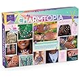 Craft-tastic — DIY Charmtopia — Craft Kit — Fun & Easy DIY Puffy Sticker Charms — Includes Materials to Design Bracelets, Necklaces, Hair Pins, Rings & More — Jewelry Making Gift - Ages 10+