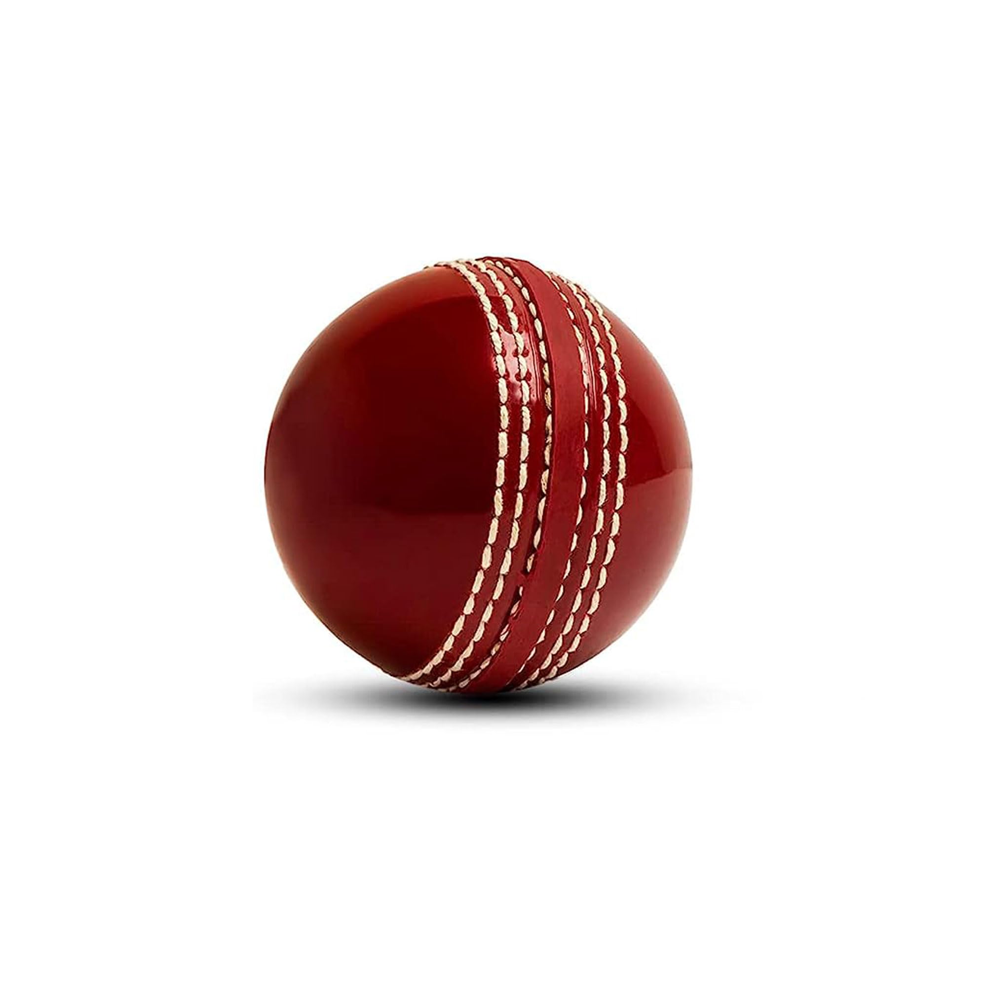 ACZET Cricket Balls for Training, Coaching, Practice & Excellent Bounce Skills Soft Foam Rubber Cricket Ball with Durable Traditional Seams Stitched for All Age Players (Red)