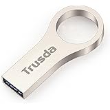 Metal USB 3.0 64GB Flash Drive , Trusda U66 High Speed Stylish Design Key Ring Storage