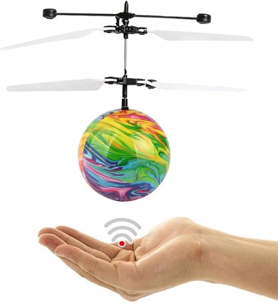 hand flying ufo ball