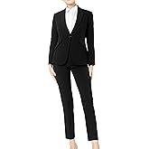 Marycrafts Women's Blazer Pant Suits Set Business Professional Workwear Suit