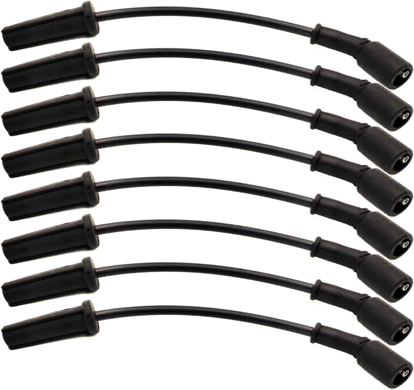 with Compact Set Wires Plug Spark Ignition 8MM CHEVY 12v(8pcs) Dc