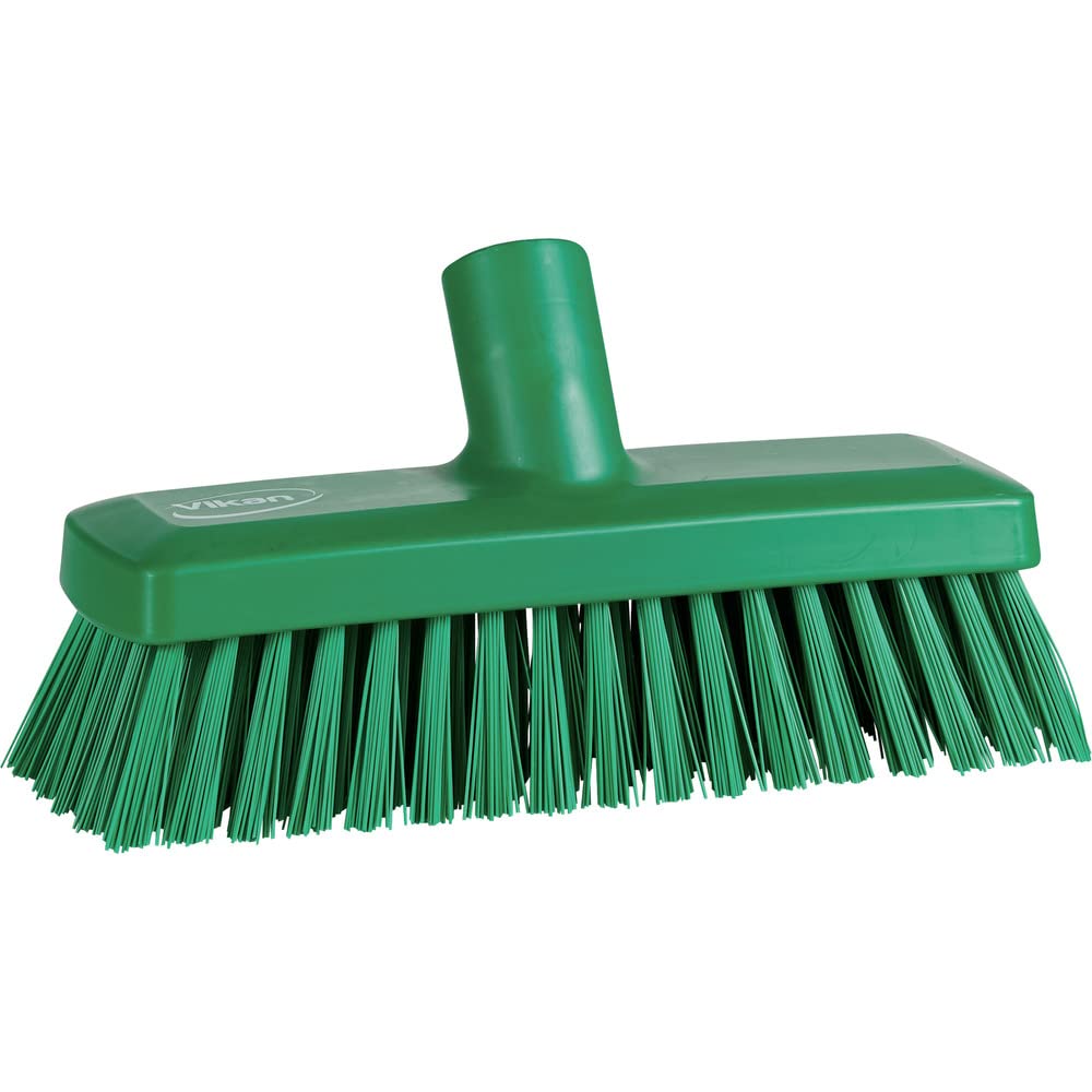 Vikan Compact Wall/Deck Scrub - Hard - Green โ image 1