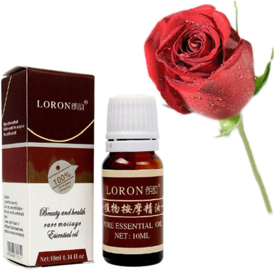 Nourich Scraping Massage Moisturizing Essential Oil, Professional 100% Pure Essential Oils Carrier Aromatherapy Therapeutic-Grade Essential Oil Gift Rose/Lavender 10ml