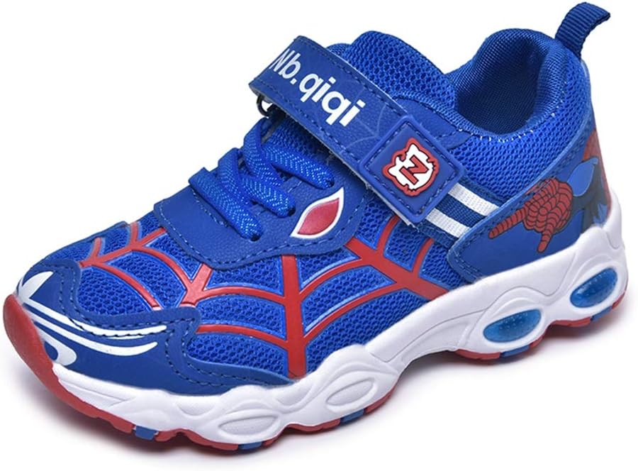 ROKIDS Fashion Kids Boys Spiderman Lights up Sneakers