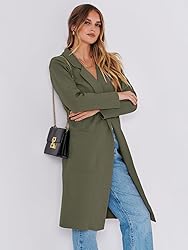 ANRABESS Long Sweater Cardigan Women Knit Open