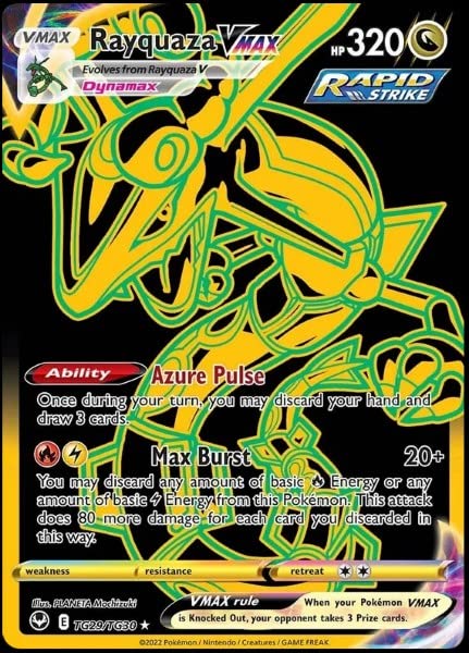 Rayquaza Vmax - TG29/TG30- Silver Tempest - Trainer Gallery Pokemon Black & Gold - Ultra Rare Card