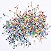 Push Pins for Map Multi-Color 600Pcs, 1/8 inch Round Head Map Tacks for Corkboard Bulletin Board and Fabric Making 10 Assorted Colors