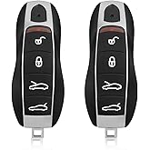 2 Keylessbest Replacement for 2010-2018 Porsche 911 Boxter Cayenne Cayman Macan Panamera Key Fob Remote Control KR55WK50138 4 Buttons 315MHz
