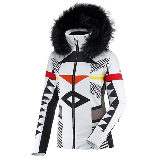 Duvillard Lavaredo Jktvft Veste de Ski Femme, Multicolore, FR M (Taille Fabricant 40