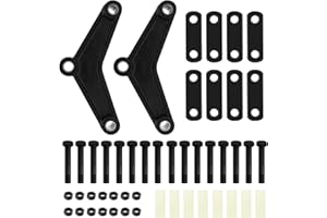 NAUTYKIKS Trailer Axle Shackle Kit, Trailer Equalizer Kit, Trailer Leaf Spring Hanger Kit, Trailer Suspension Parts, Trailer 