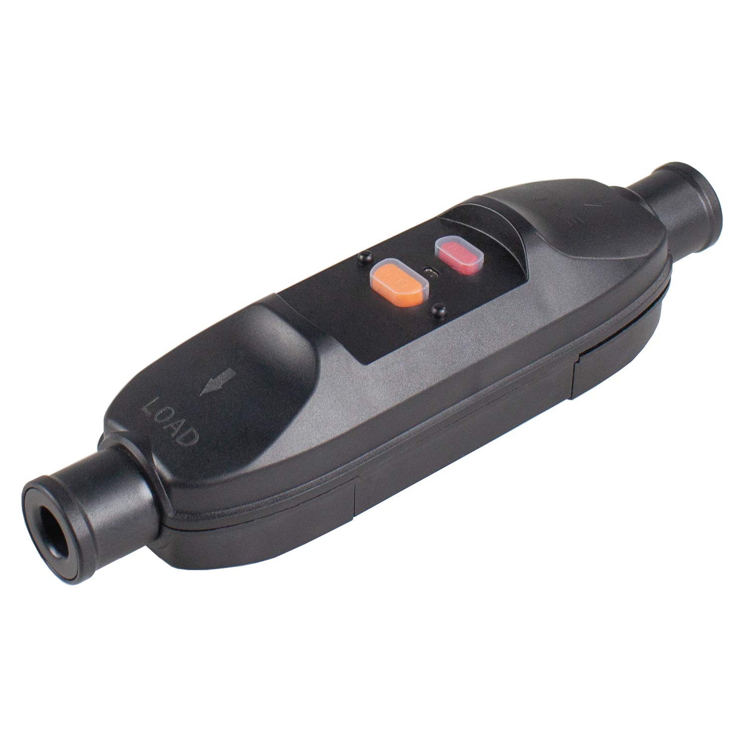 as - Schwabe Personenschutz-Zwischenschalter 10 mA – Personenschutzschalter 230V/16A, geeignet für den Außenbereich, zum festen Zuleitungs-Anschluss, für beidseitigen Kabelanschluss, IP66, 45221