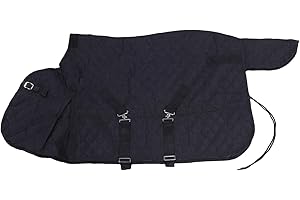 Hamwesh Horse Blanket, 78 Inch Waterproof Breathable Horse Winter Turnout Blanket, Adjustable Belly Wrap for All Season Use, 