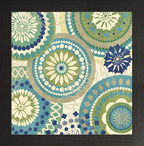 Frame Company Watson Range Floral Mix I by Veronique Charron, Photo Frame - 8 x 8 Inches, Black