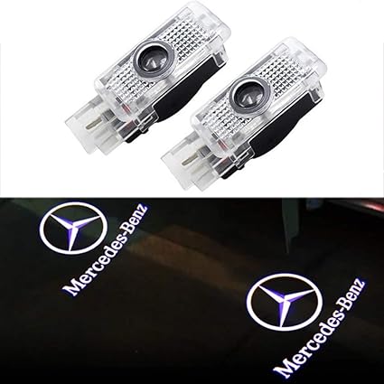 ZHANGNA 2 Piezas LED Car Puerta Logo Proyector Bienvenido Ghost ...