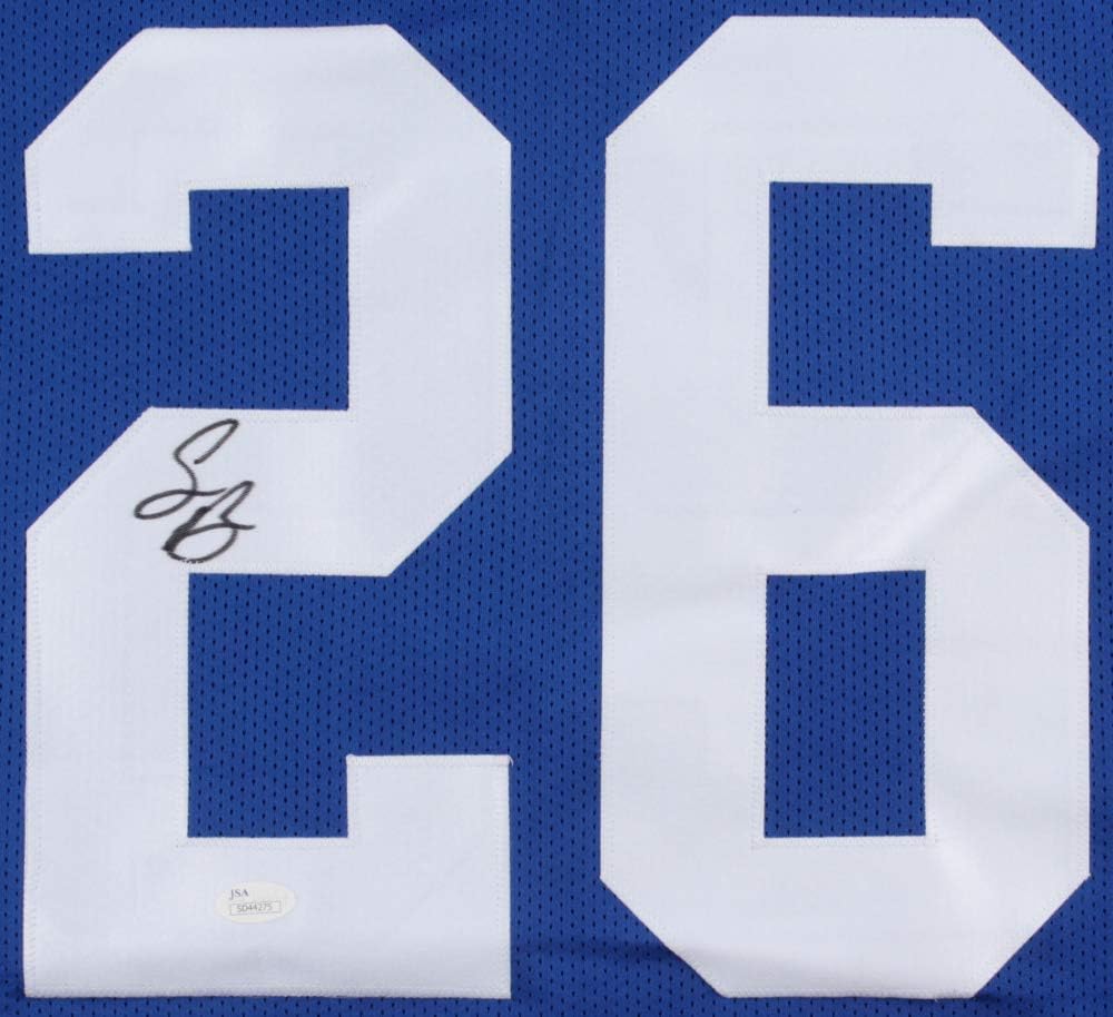 saquon barkley jersey signed