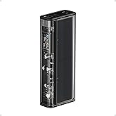 SHARGEEK 140 Power Bank, 140W Output 20000mAh Portable Charger with Screen Display, Transparent, USB C& USB A Port Laptop Power Bank for iPhone 17/16/15/14 Series MacBook Steam Deck