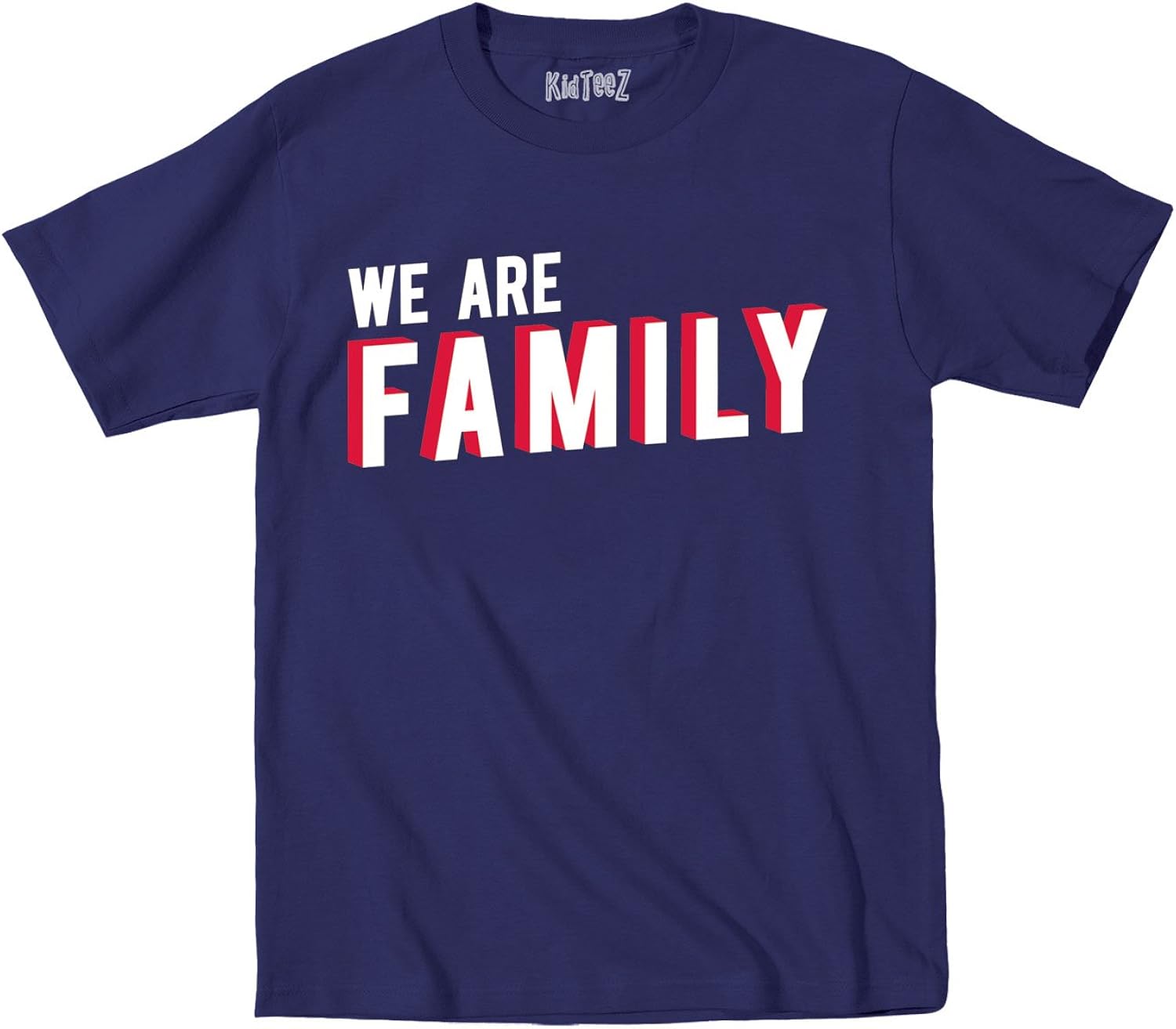 Amazon.com: We are Family, Red White Simple Cute Family Love-Toddler T