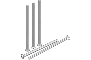 DTGN M4-0.7x75mm Button Head Socket Cap Screws - 10Pack - Good for Road Bicycle, Mountain Bike, Auto, Motorcycle - 304 Stainl