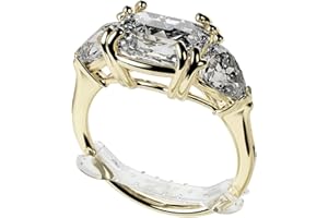 Chrome Cherry Ringo Invisible Ring Size Adjuster for Loose Rings (Multi 20-Pack + Care Kit)