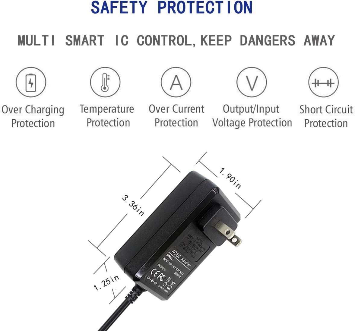 AC DC Power Supply for Bose Soundlink I II III 1 2 3 Wireless Mobile Speaker 17V ~ 20V Power Adapter Cord for Sound Link Wireless Speaker System Charger Power Cord 6.5FT: Home Audio & Theater