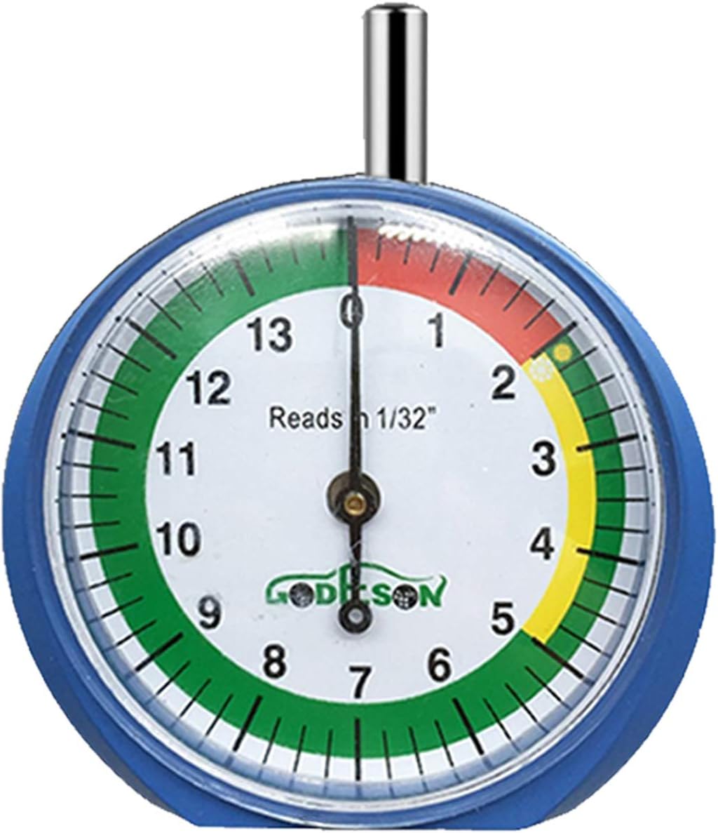 Dial Type Tire Tread Depth Gauge by Godeson 88703 prefessional for