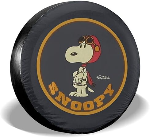 Amazon タイヤカバー スヌーピー スペアタイヤカバー 収納カバー タイヤ保管カバー 防日焼け 防水生地 防水 防紫外線 劣化対策 4wd カー用品 全4サイズ 14 Inch 車 バイク 車 バイク