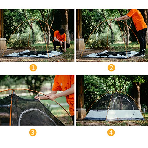 Overmont Camping Tent and Tarp Pole Replacement 142in x2 Aluminum Alloy Adjustable Pricepulse