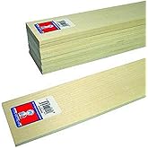 Midwest Products 4306 - Paquete de hojas de tilo de calidad microcortada, 0.25 x 3 x 24 pulgadas
