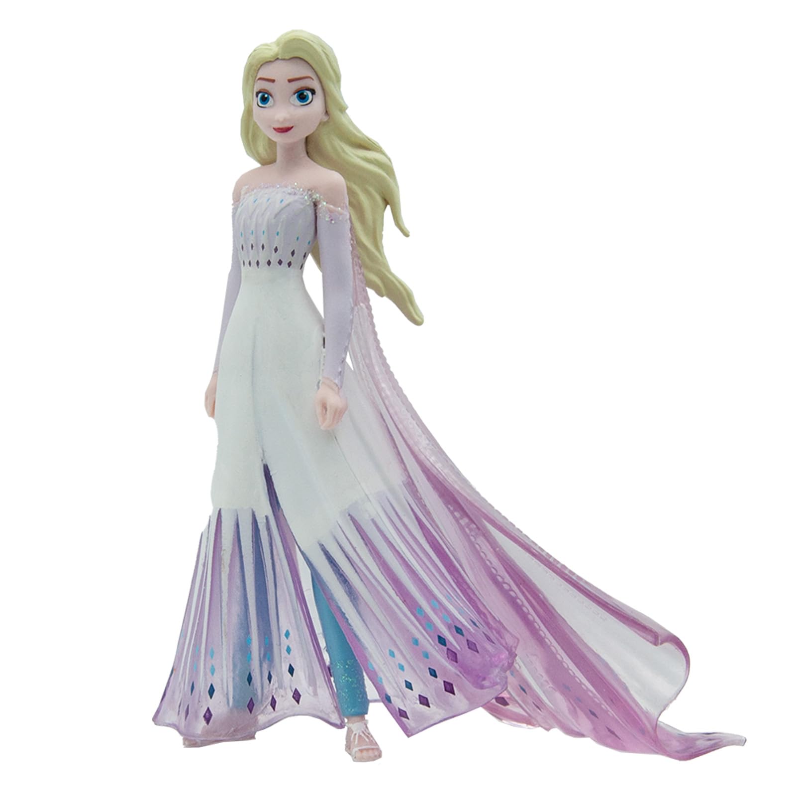 Bullyland 13517 Elsa Toy Figure from Walt Disney Frozen 2, Approx. 9.5 cm, Accurate to Detail, Ideal as a Small Gift for Children from 3 Years