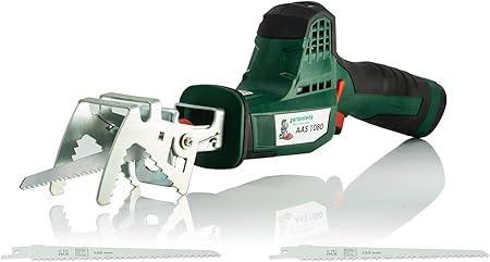 Gartenteile Scie A Elaguer Sur Batterie Aas 1080 Sans Fil Avec Batterie Lithium Ion 10 8 V 2 0 Ah 80 Mm Profondeur De Coupe Maxi Livraison Avec 3 Lames Amazon Fr Bricolage