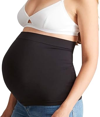 Seamless Maternity Support Belly Band Non Slip Silicone Stretch Pregnancy Belly Belt For All Stage Of Pregnancy At Amazon Women S Clothing Store