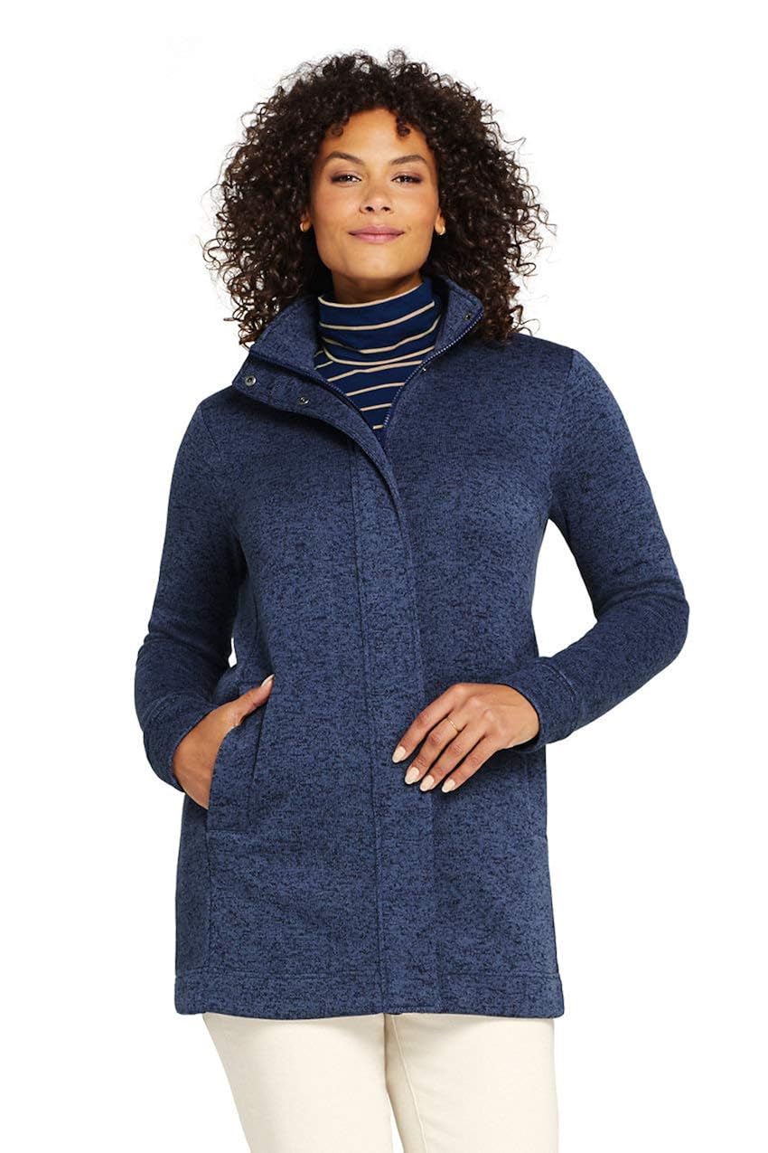 lands end sweater fleece