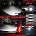 Vision II USB Bike Light with FREE Extra Battery - Powerful 1000 Lumen Rechargeable Headlight Fits all Mountain Bikes, Road Bicycle - Waterproof & Installs in Seconds