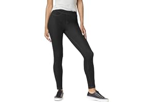HUE Womens Curvy Fit Essential Denim Leggings